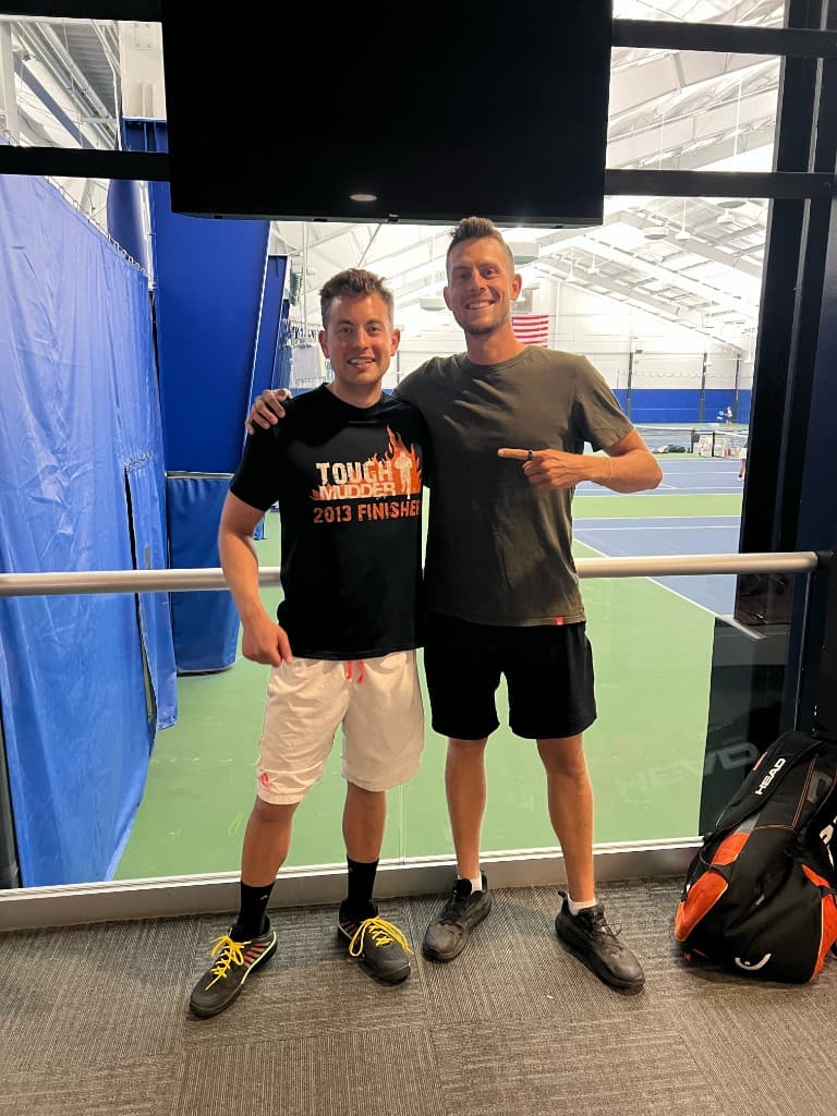 David with Seth (3.5 USTA) at USTA States